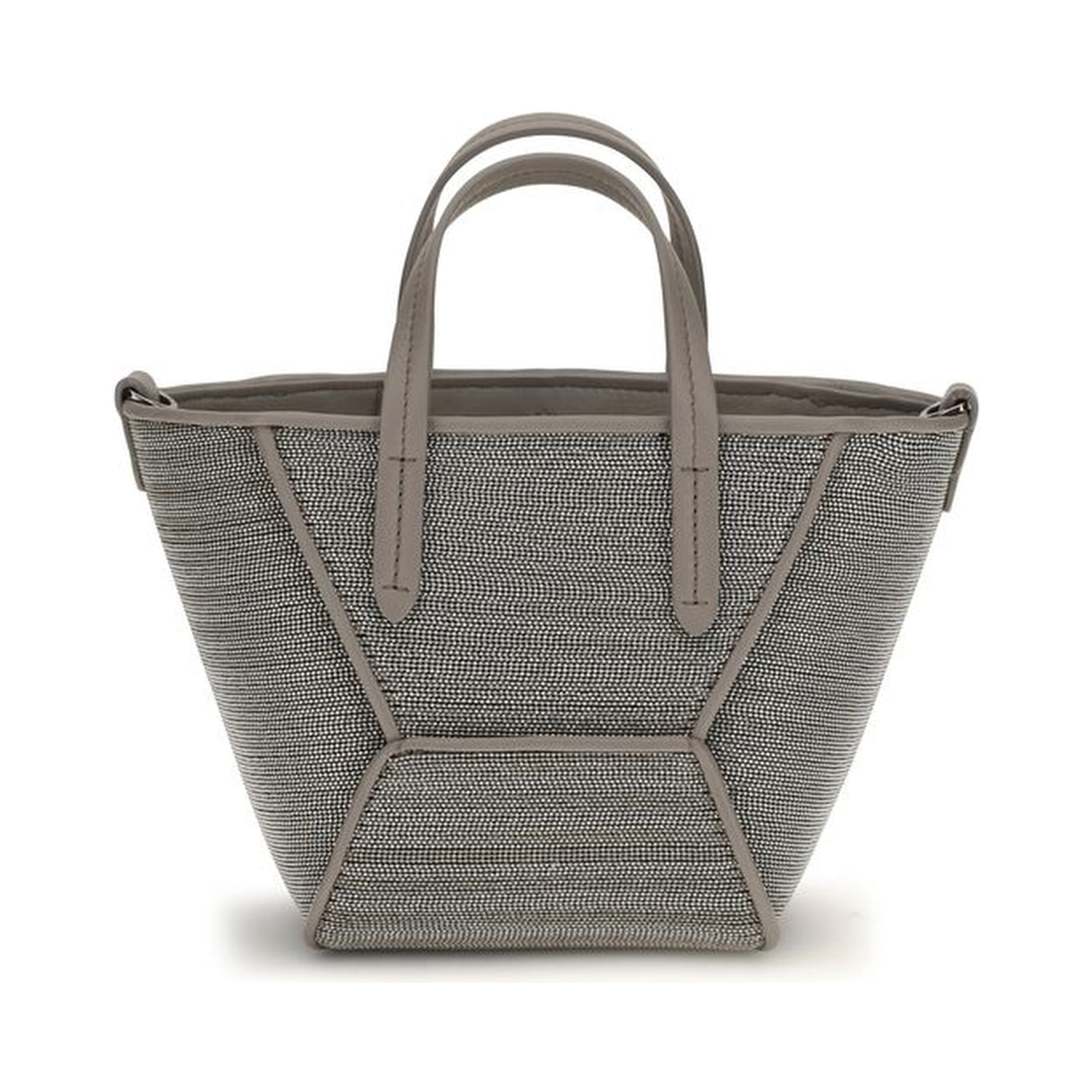 Gray Calf Leather Bos Taurus Shoulder Bag