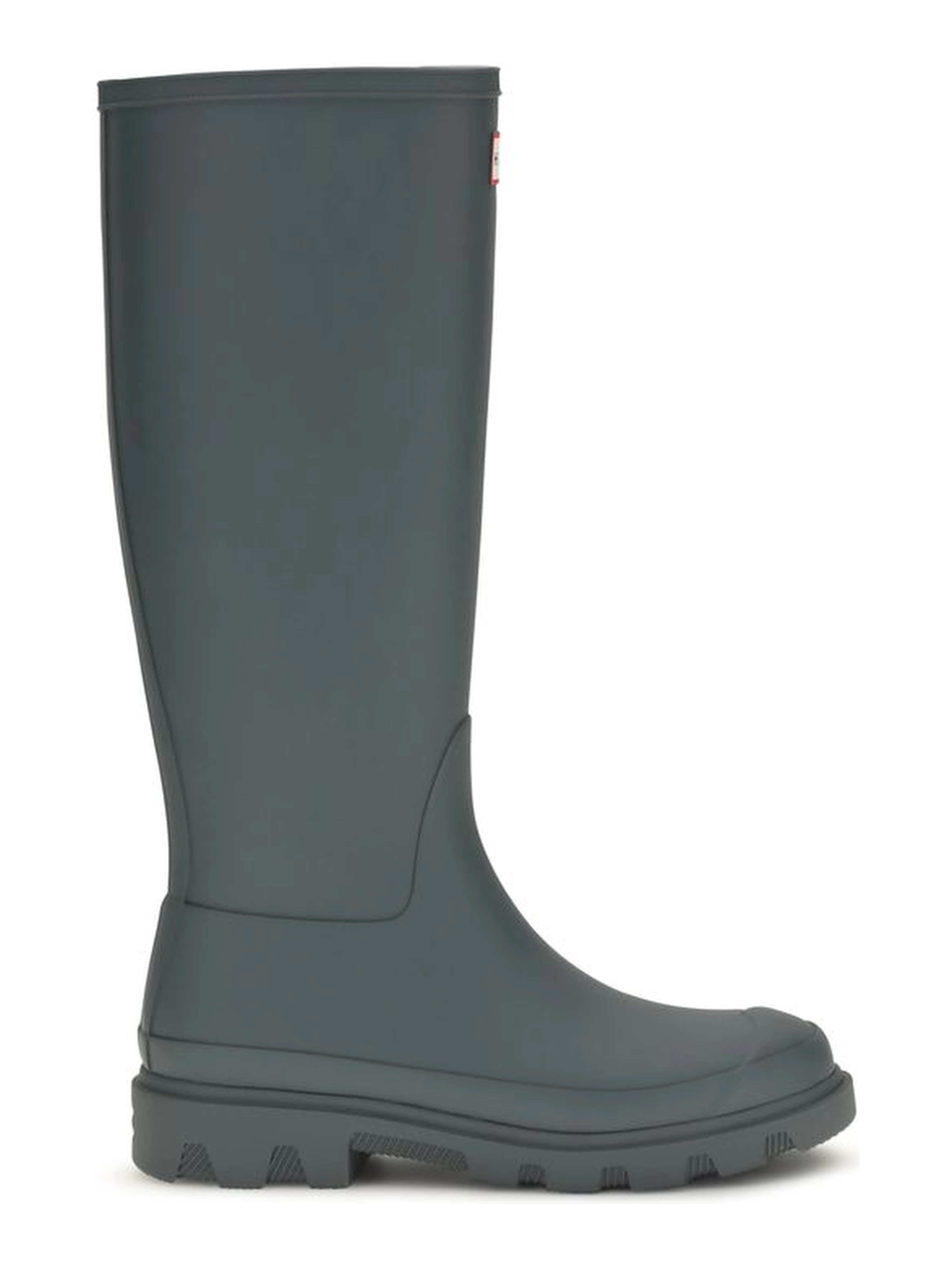 Gray Rubber Rain Boots