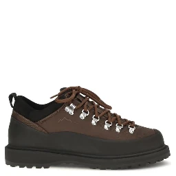 Brown Nylon Athletic Sneakers