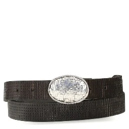 Brown Calf Leather Bos Taurus Regular Belt