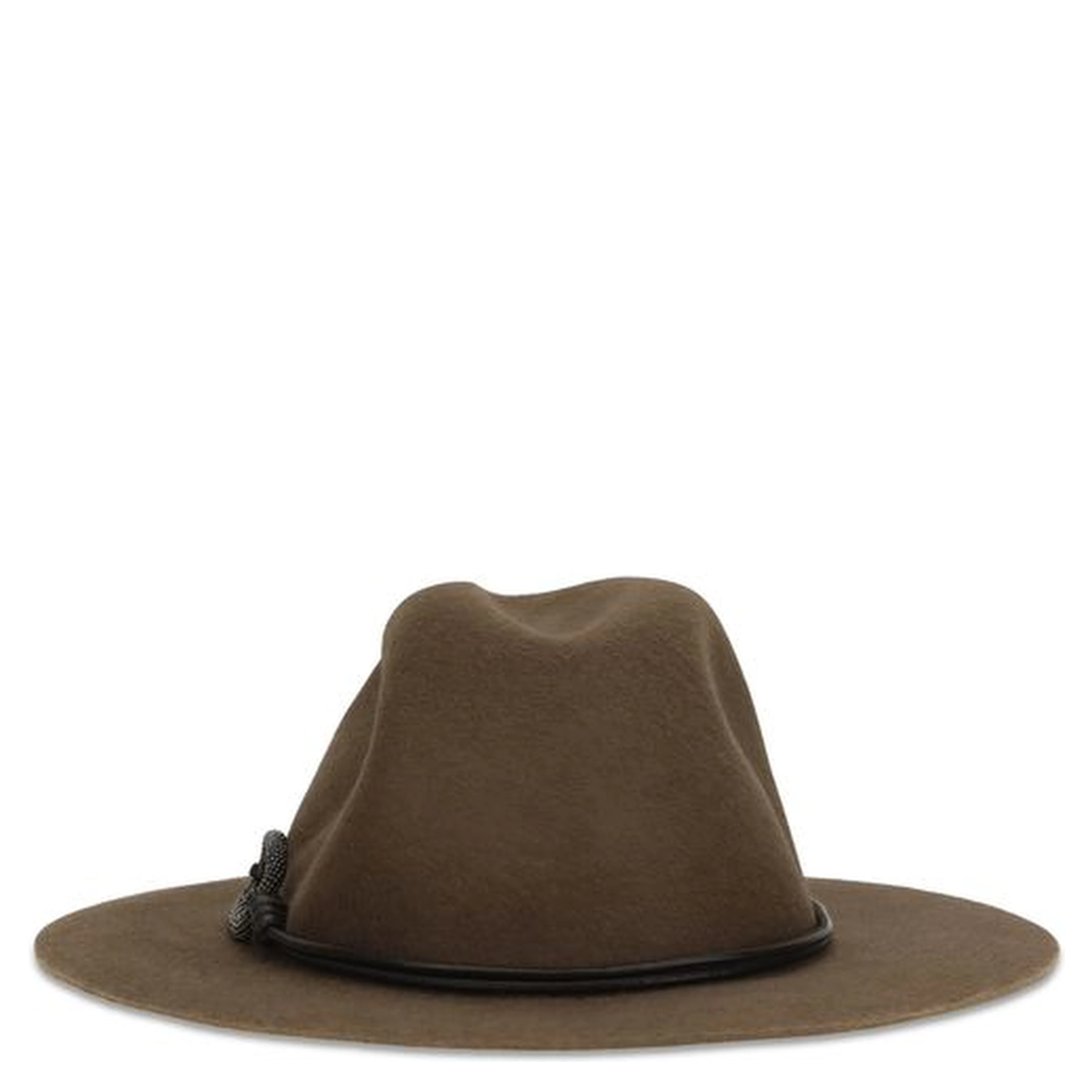 Brown Eco Fabric Fedora
