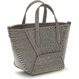 Gray Calf Leather Bos Taurus Shoulder Bag