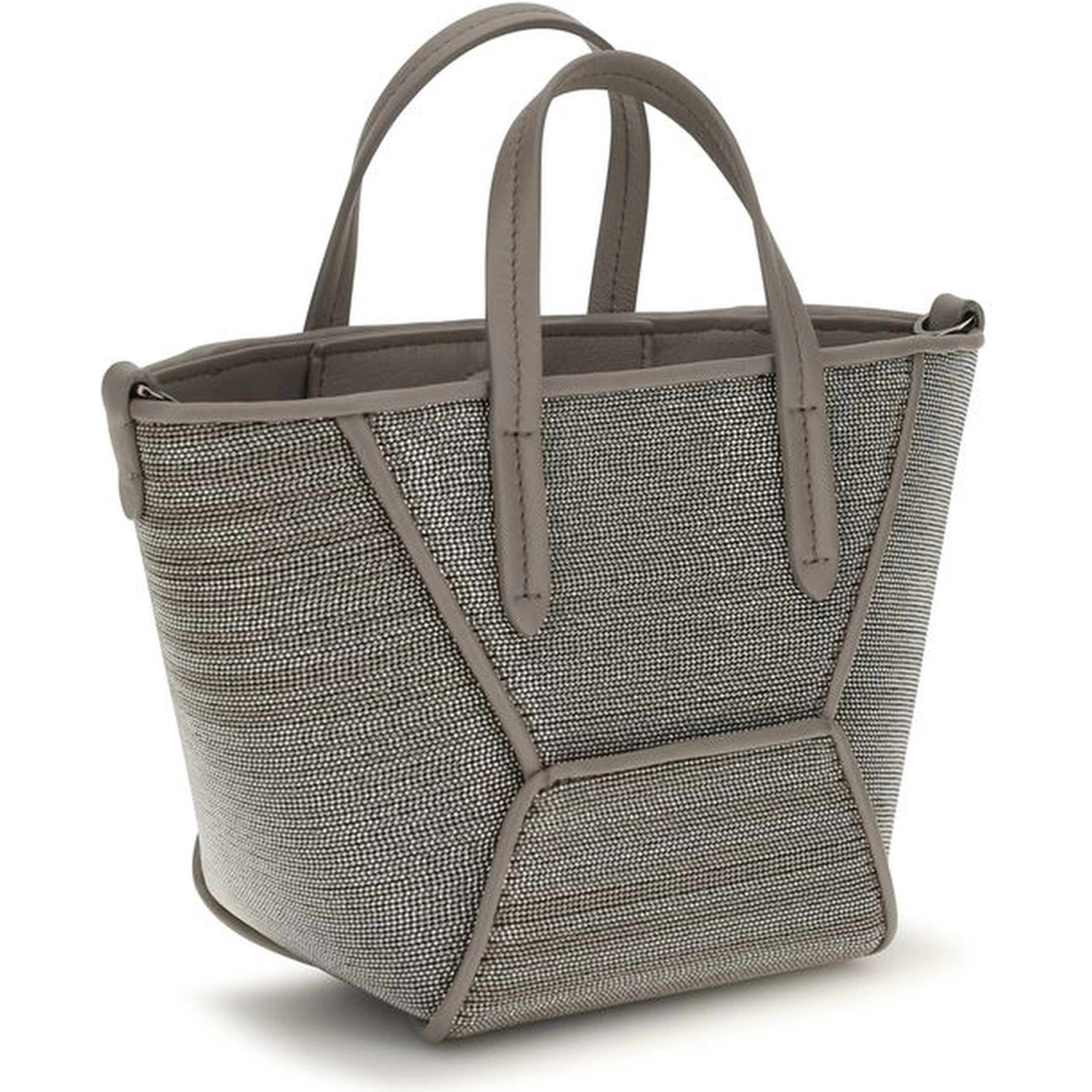 Gray Calf Leather Bos Taurus Shoulder Bag