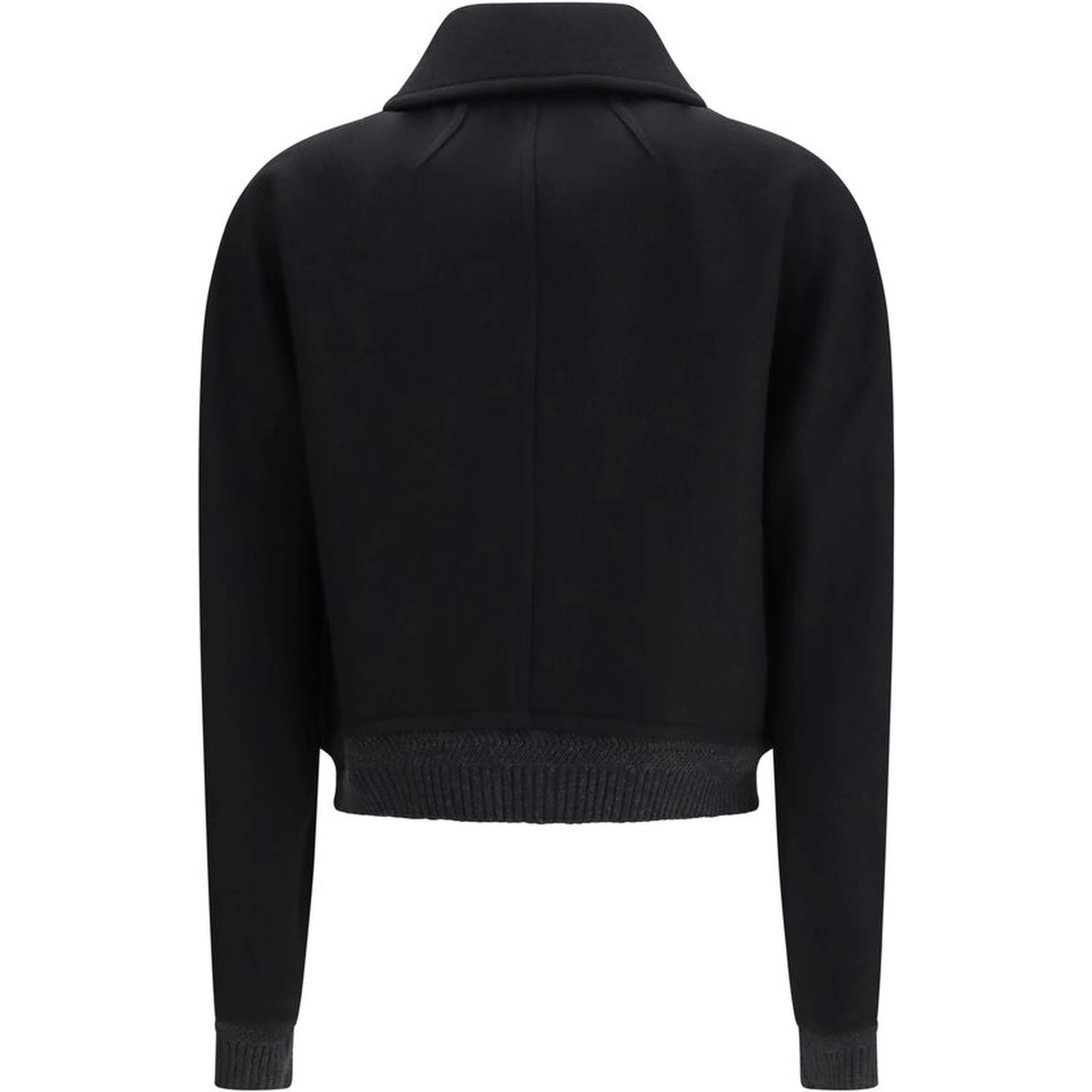 Black Wool Oves Aries Bomber