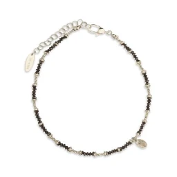Brown Silver Bracelet