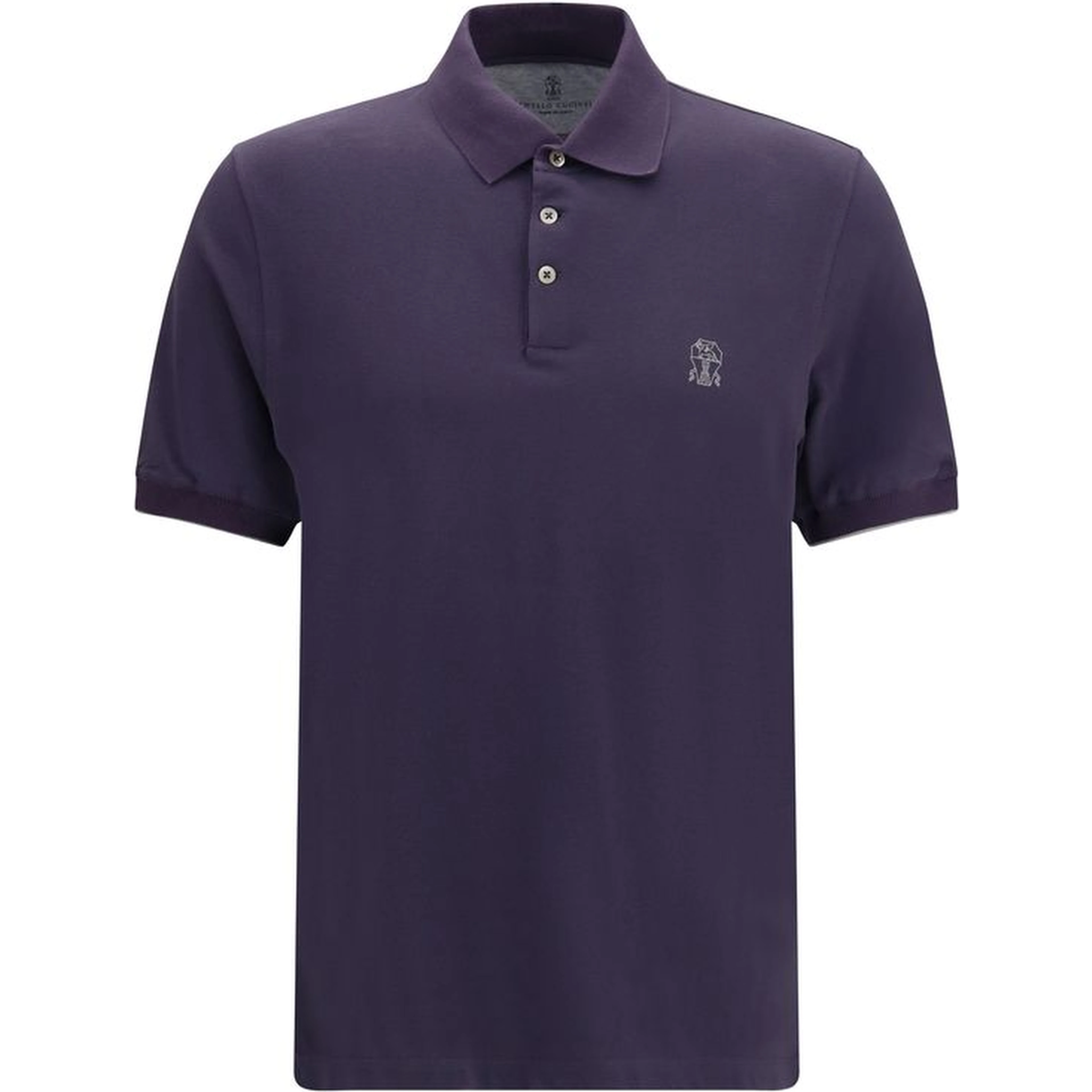 Purple Cotton Polo Shirt