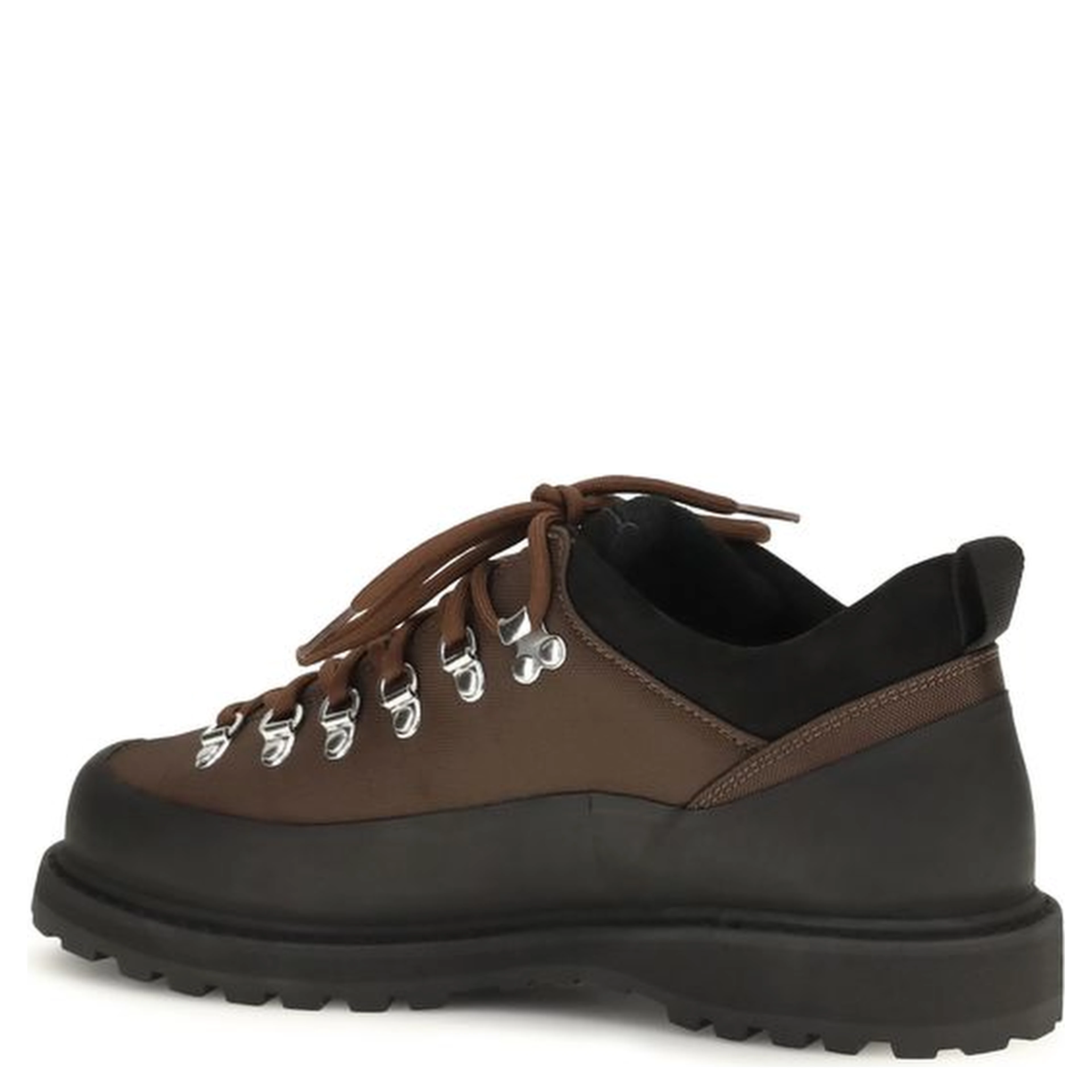 Brown Nylon Athletic Sneakers