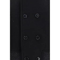 Black Wool Oves Aries Bomber