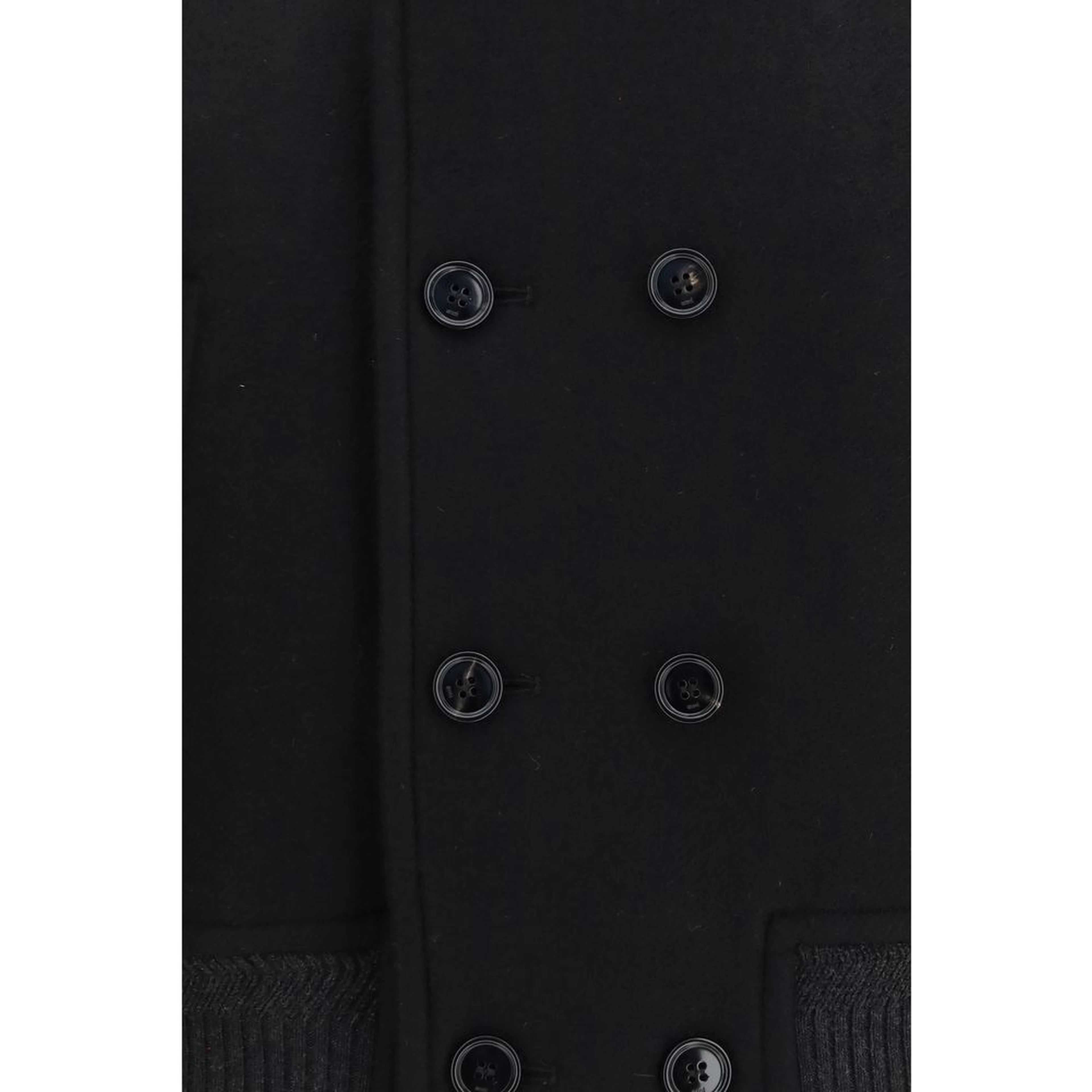 Black Wool Oves Aries Bomber
