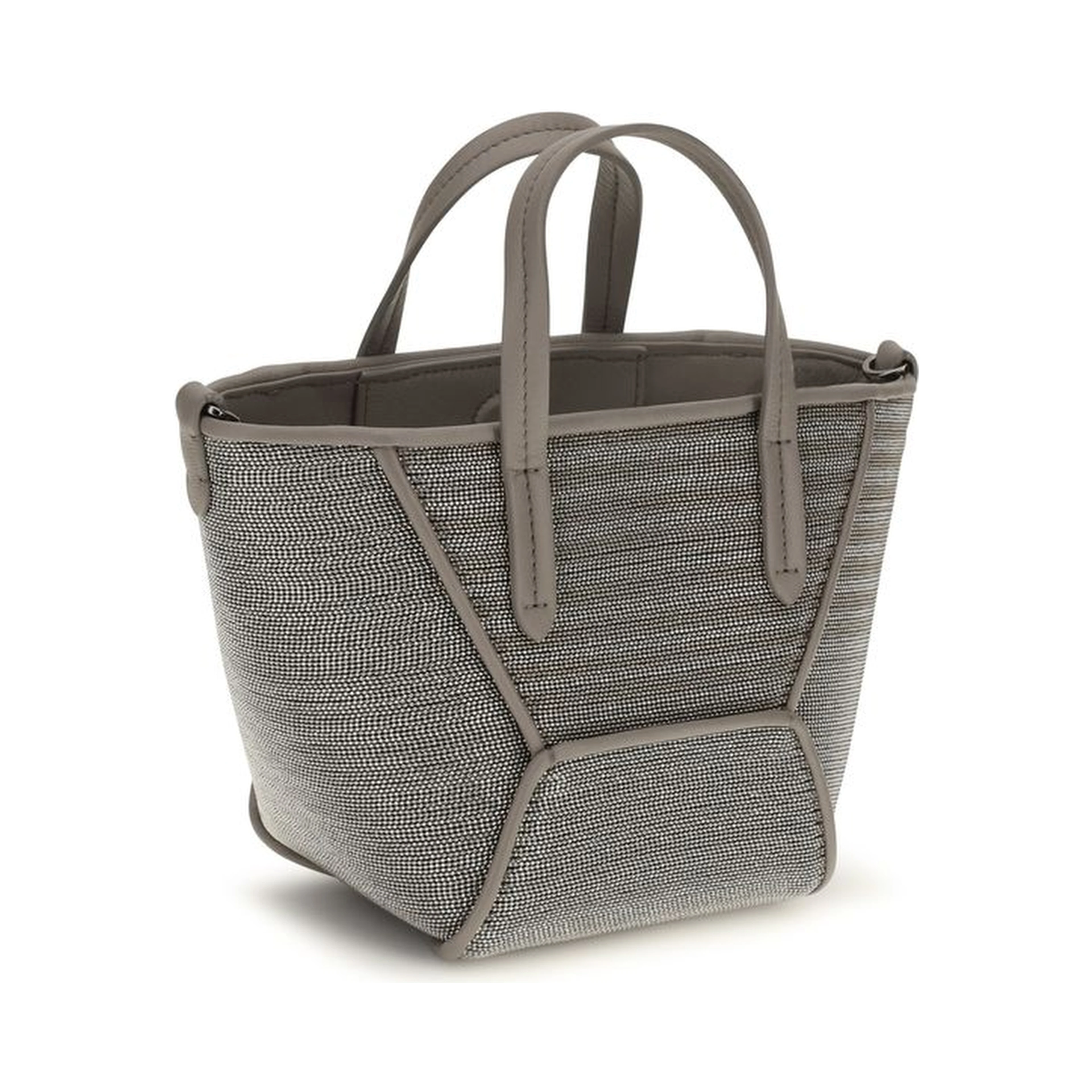 Gray Calf Leather Bos Taurus Shoulder Bag