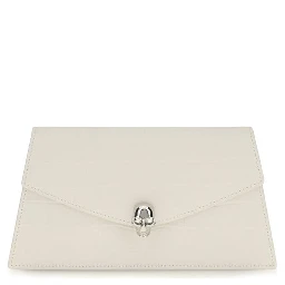 White Calf Leather Bos Taurus Shoulder Bag