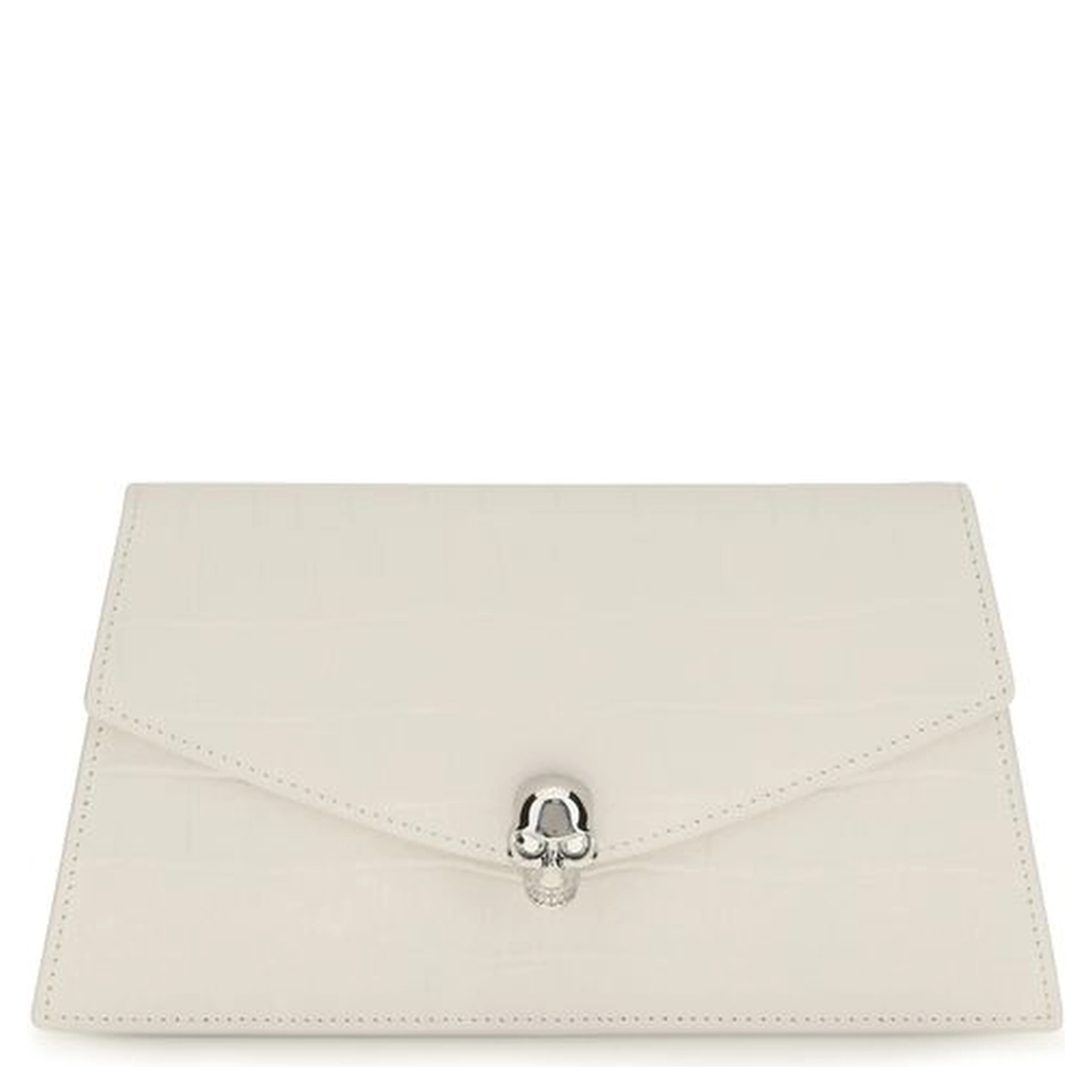 White Calf Leather Bos Taurus Shoulder Bag