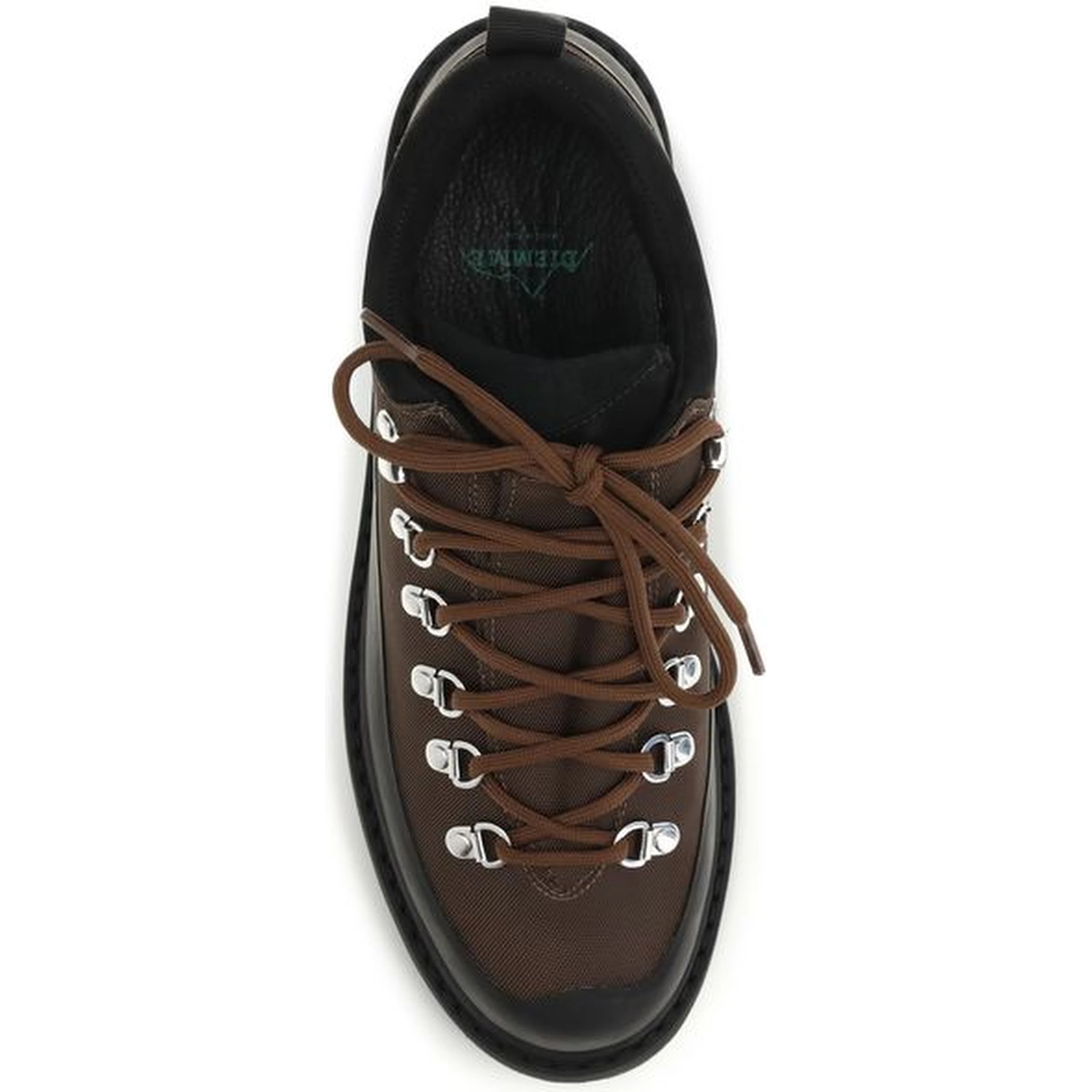 Brown Nylon Athletic Sneakers