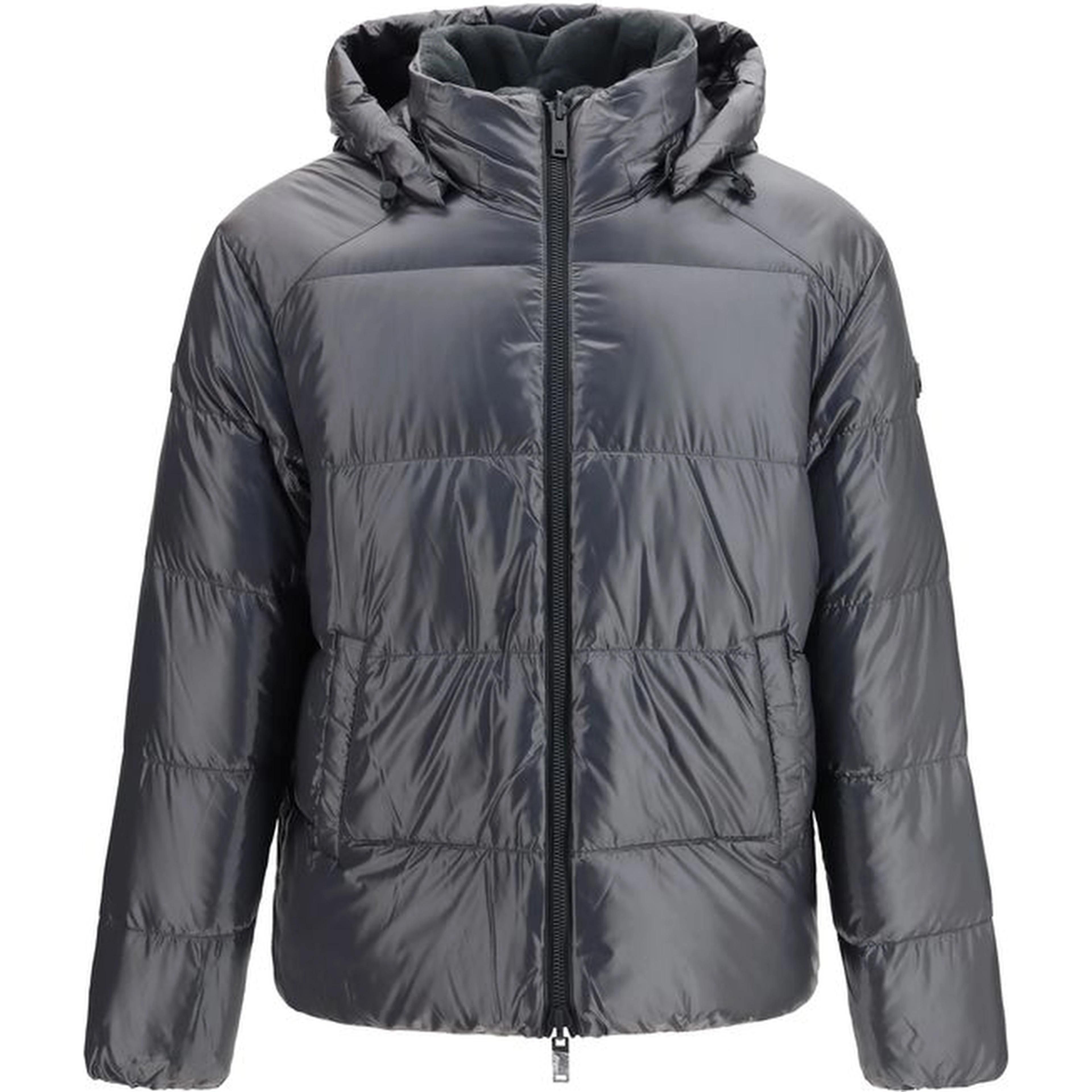 Gray Nylon Shell Jacket