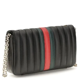 Black Calf Leather Bos Taurus Shoulder Bag