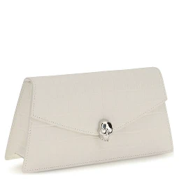 White Calf Leather Bos Taurus Shoulder Bag