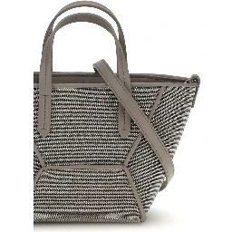 Gray Calf Leather Bos Taurus Shoulder Bag