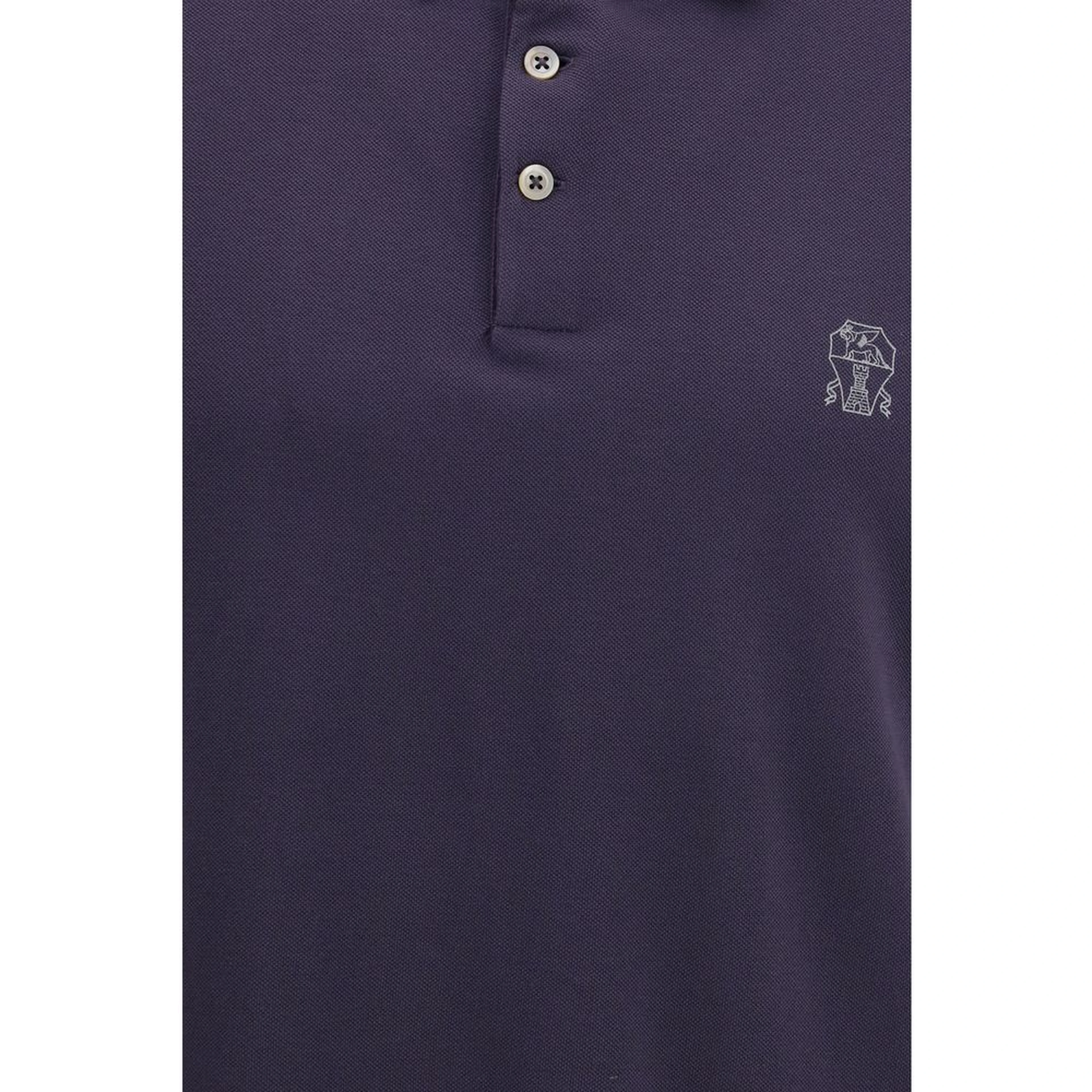 Purple Cotton Polo Shirt