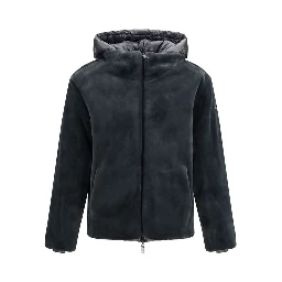 Gray Nylon Shell Jacket