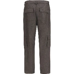 Brown Wool Oves Aries Cargo Pants