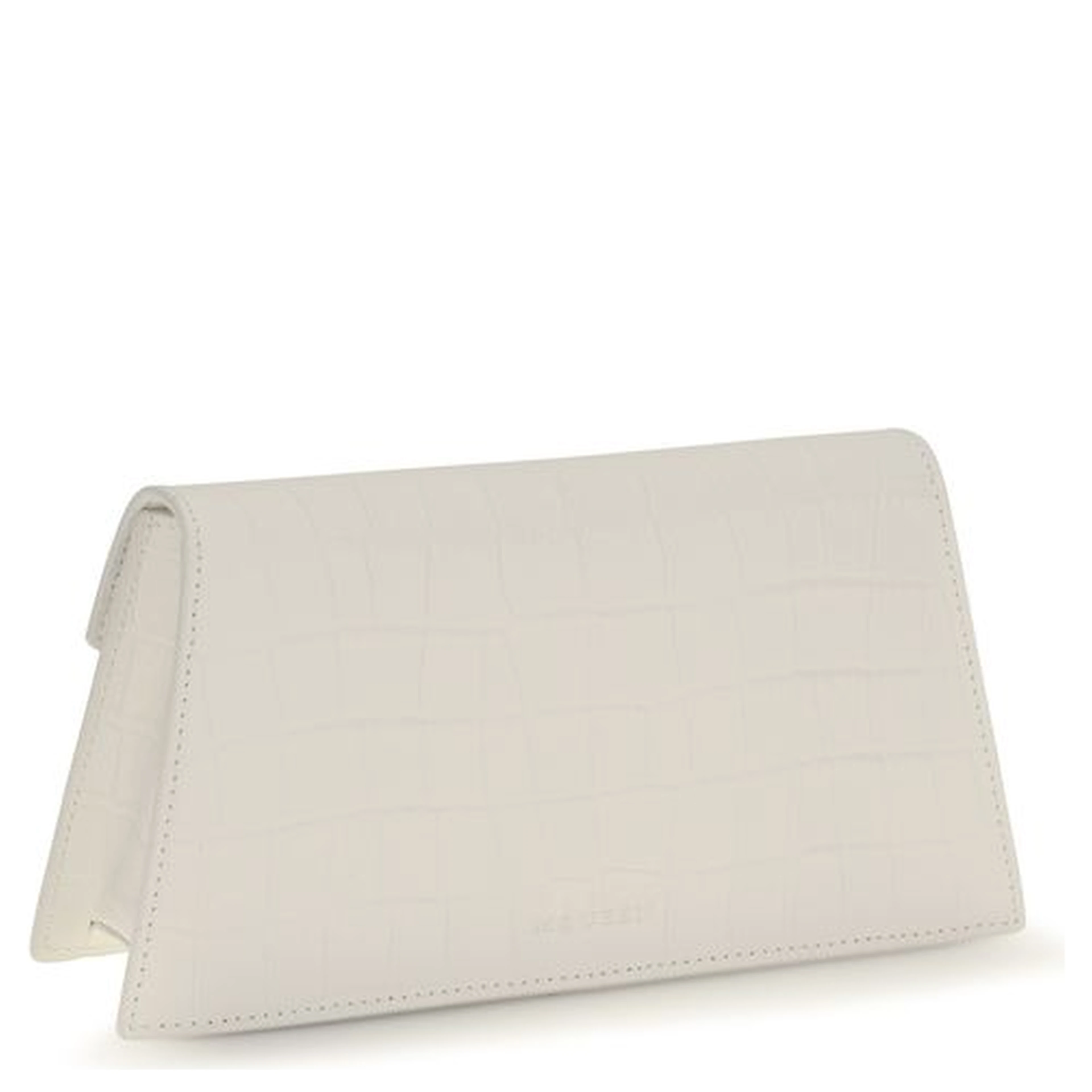 White Calf Leather Bos Taurus Shoulder Bag