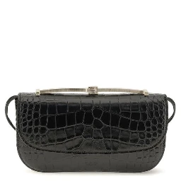Black Calf Leather Bos Taurus Shoulder Bag