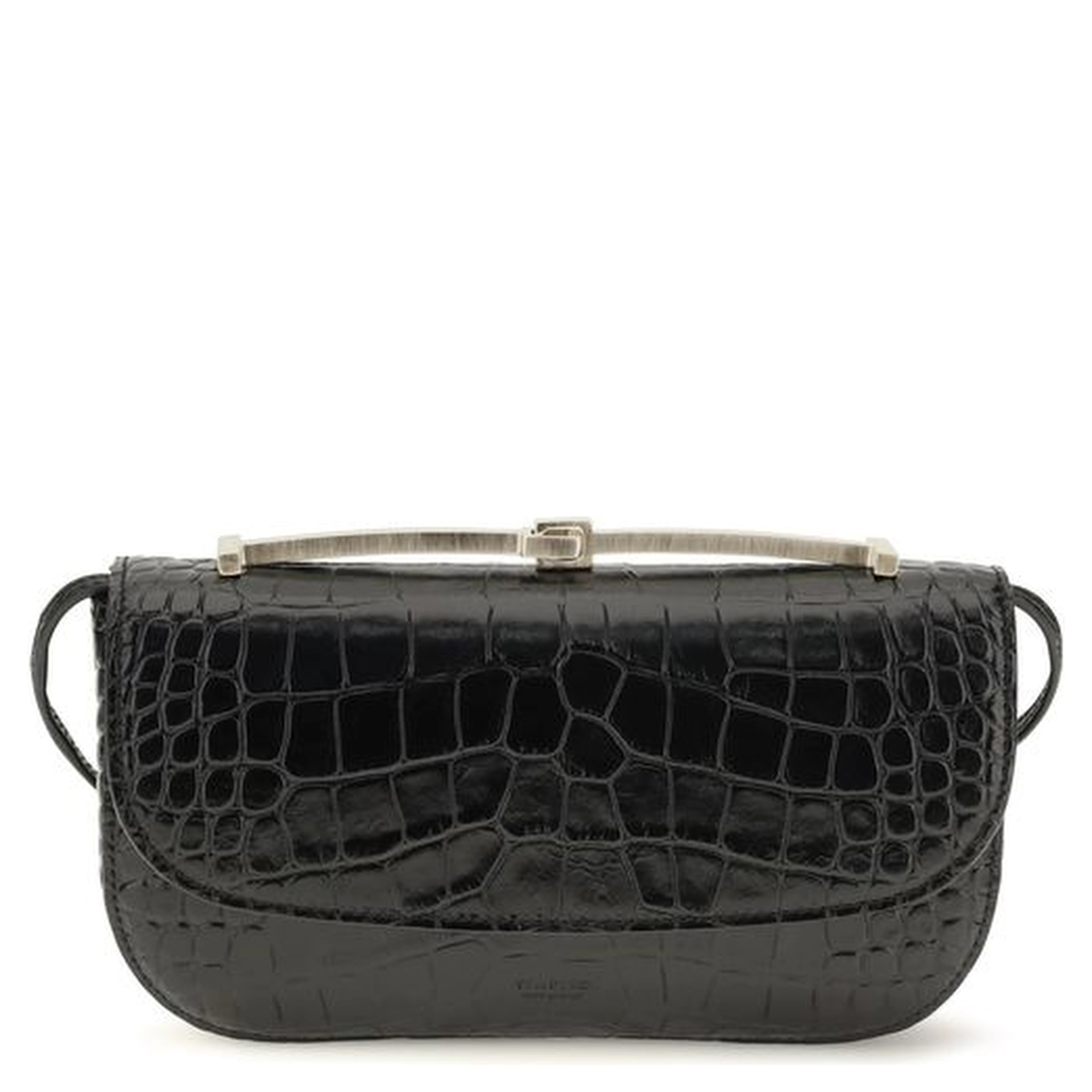 Black Calf Leather Bos Taurus Shoulder Bag