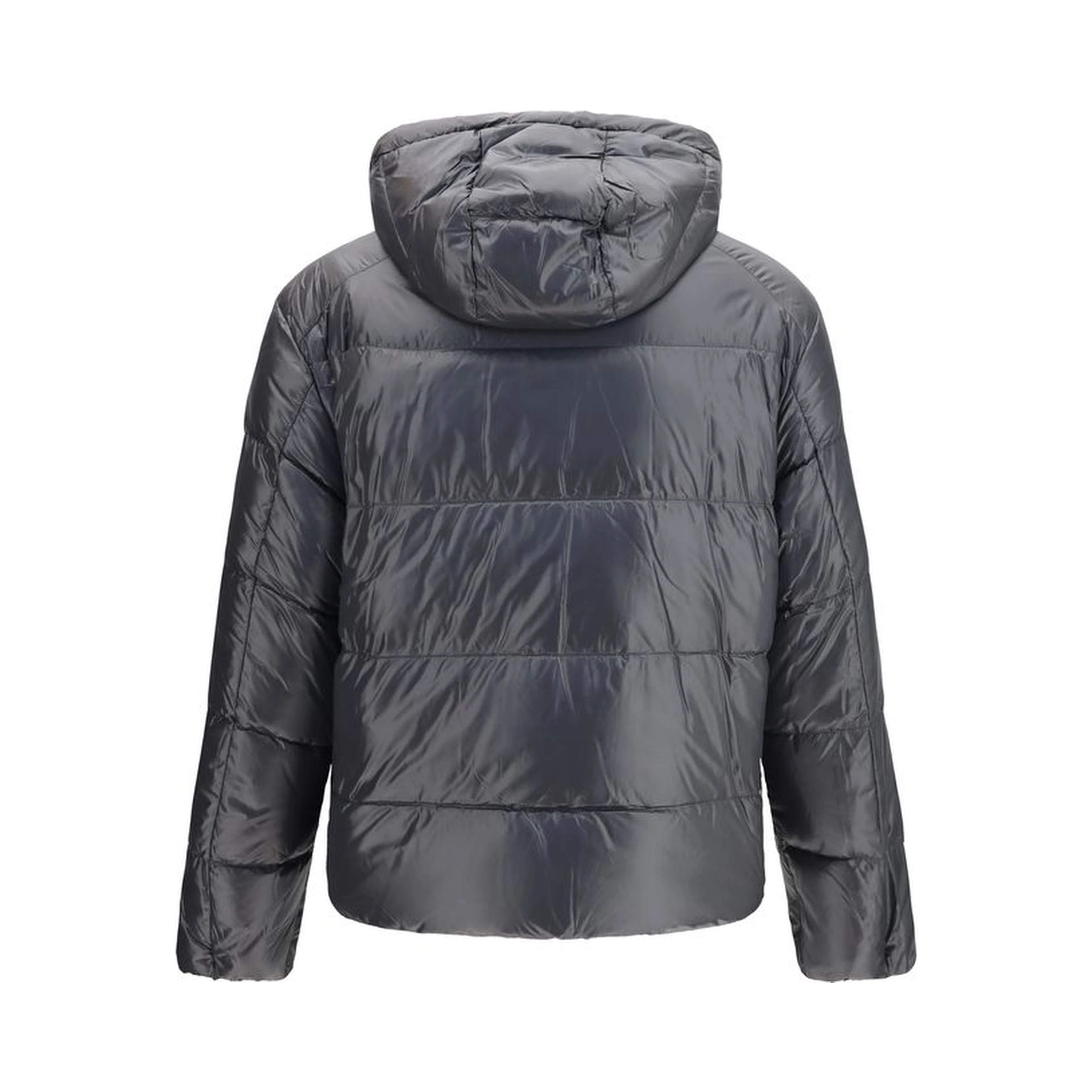 Gray Nylon Shell Jacket