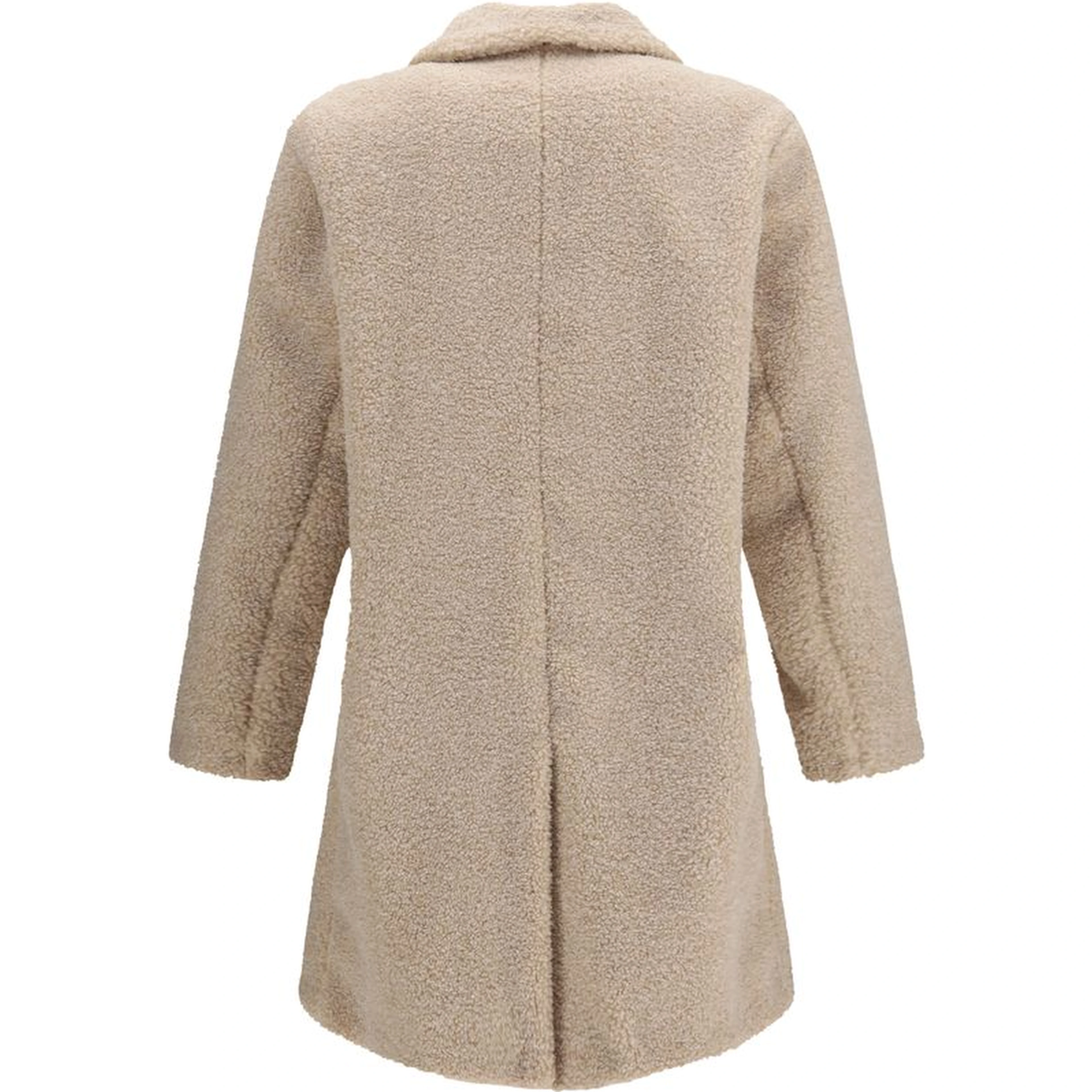 Beige Polyester Coat