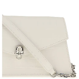 White Calf Leather Bos Taurus Shoulder Bag