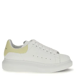 White Calf Leather Bos Taurus Chunky Sneakers