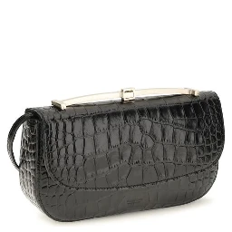 Black Calf Leather Bos Taurus Shoulder Bag