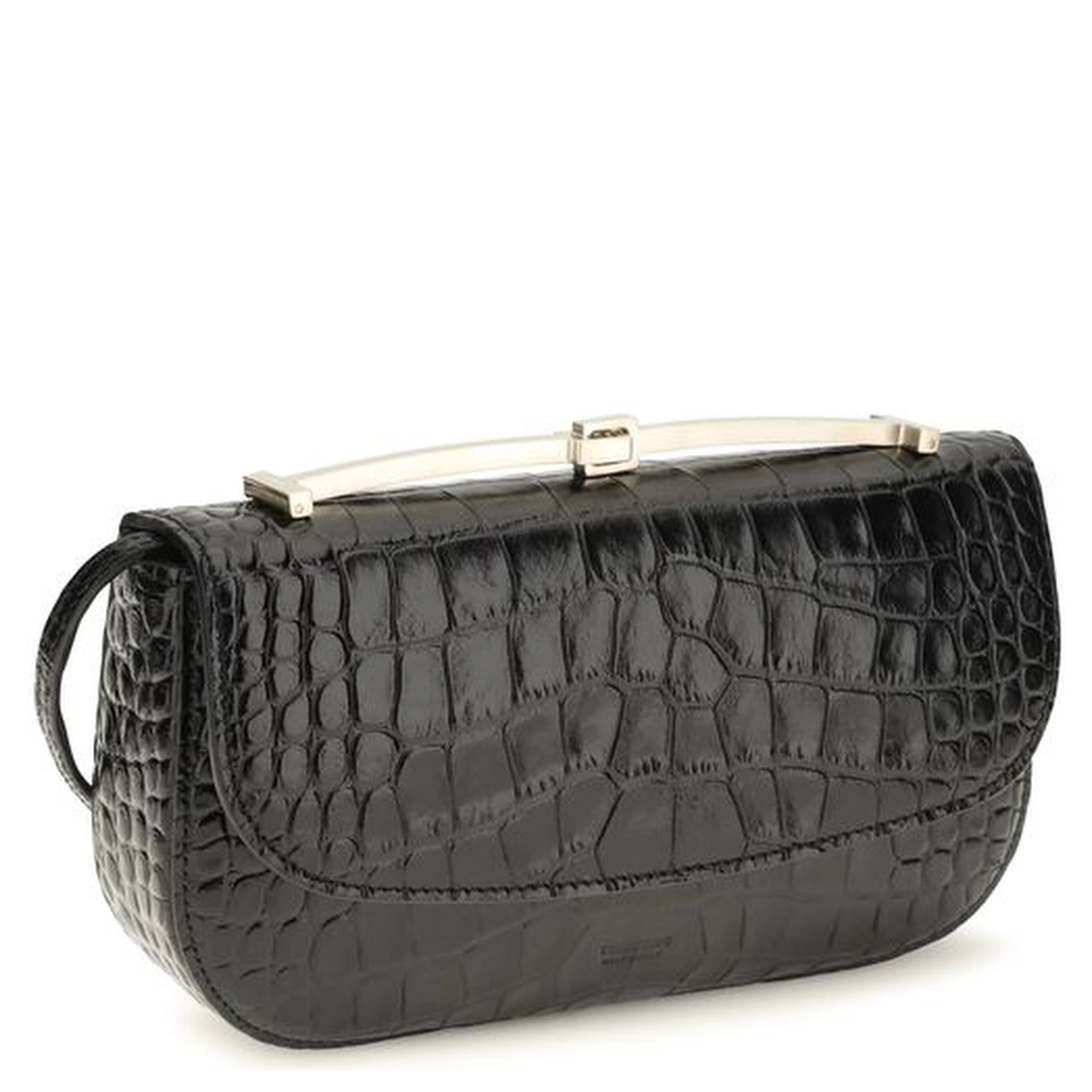 Black Calf Leather Bos Taurus Shoulder Bag