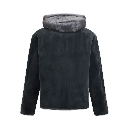 Gray Nylon Shell Jacket