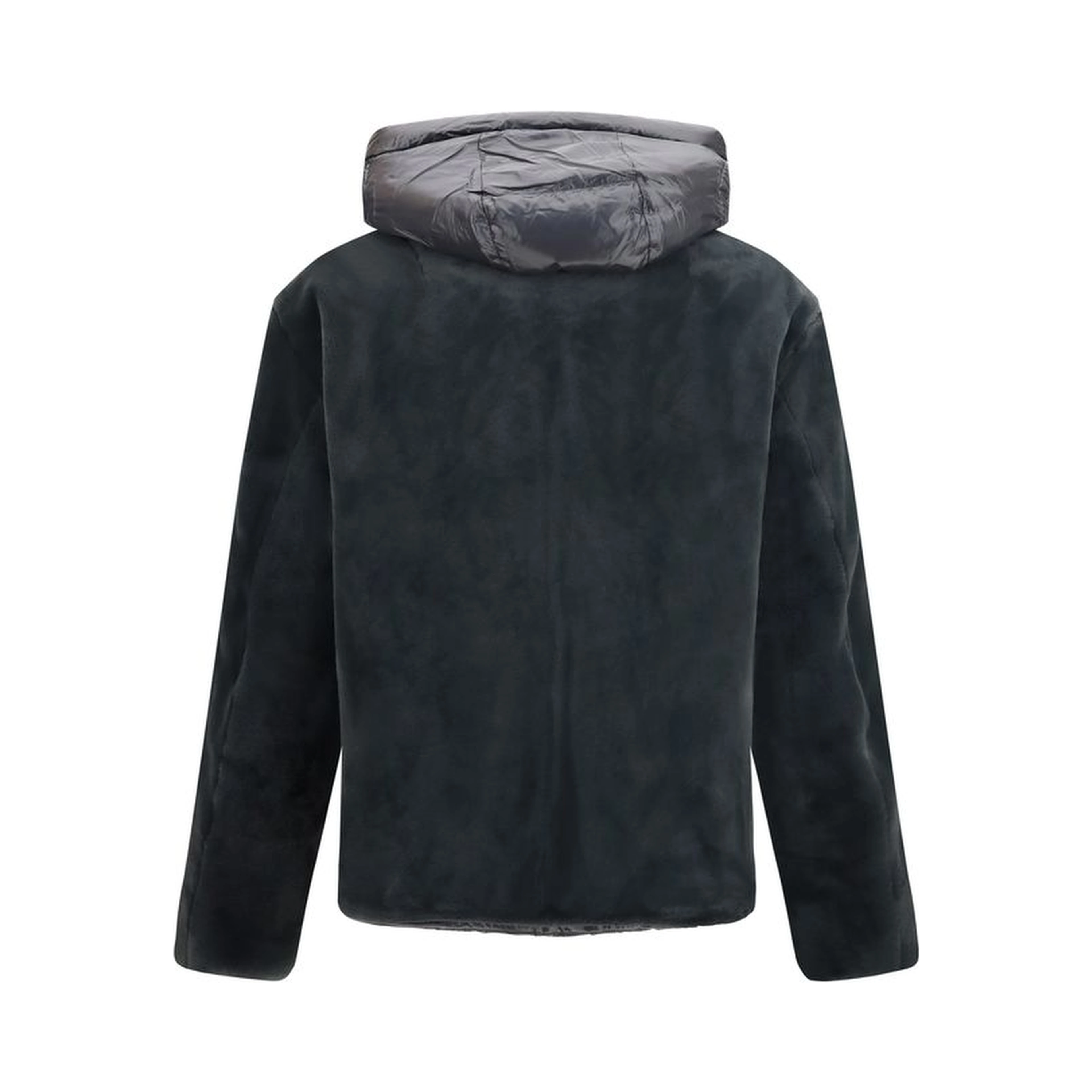 Gray Nylon Shell Jacket