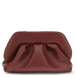 Bordeaux Vegan Leather Clutch Bag
