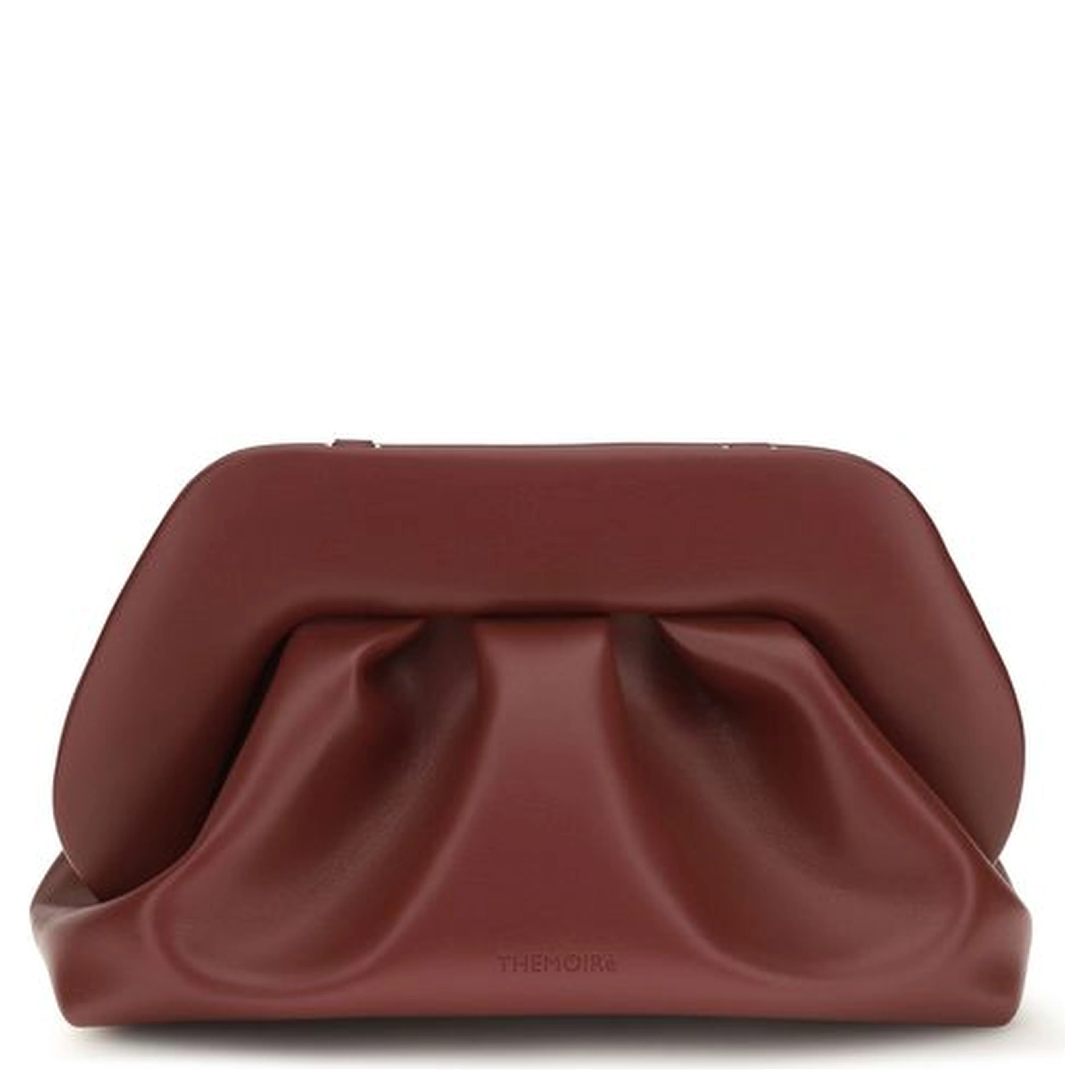 Bordeaux Vegan Leather Clutch Bag