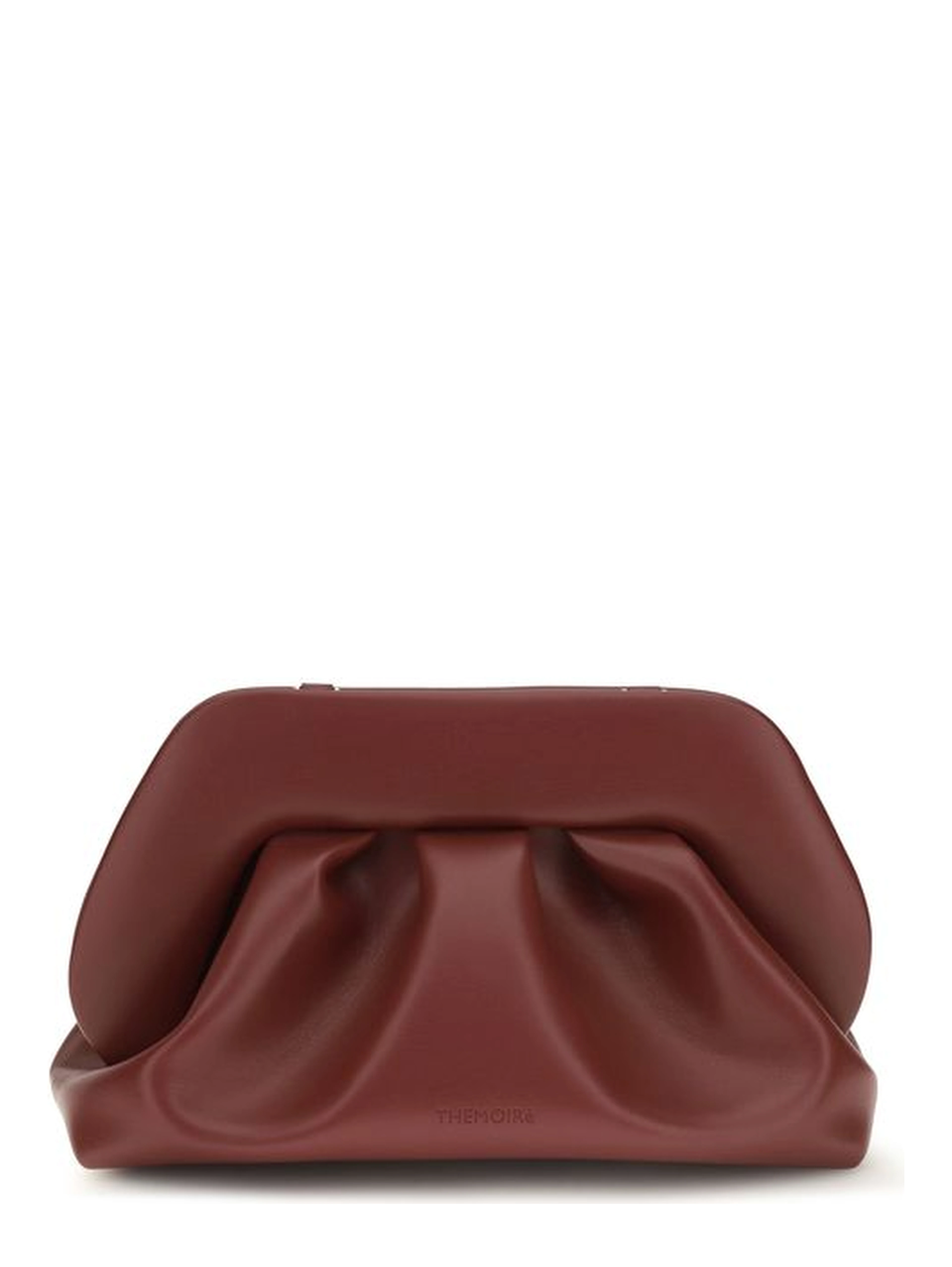 Bordeaux Vegan Leather Clutch Bag