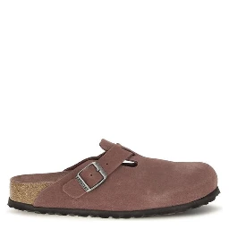 Bordeaux Suede Leather Mules