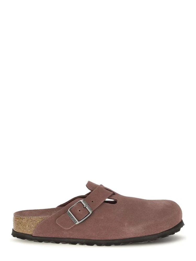 Bordeaux Suede Leather Mules