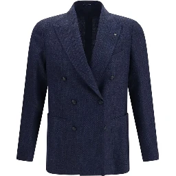 Blue Wool Oves Aries Blazer