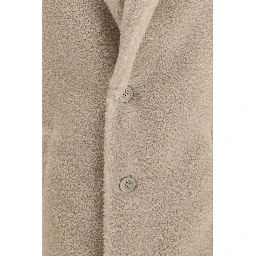 Beige Polyester Coat