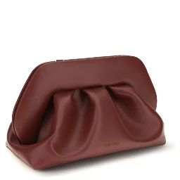 Bordeaux Vegan Leather Clutch Bag