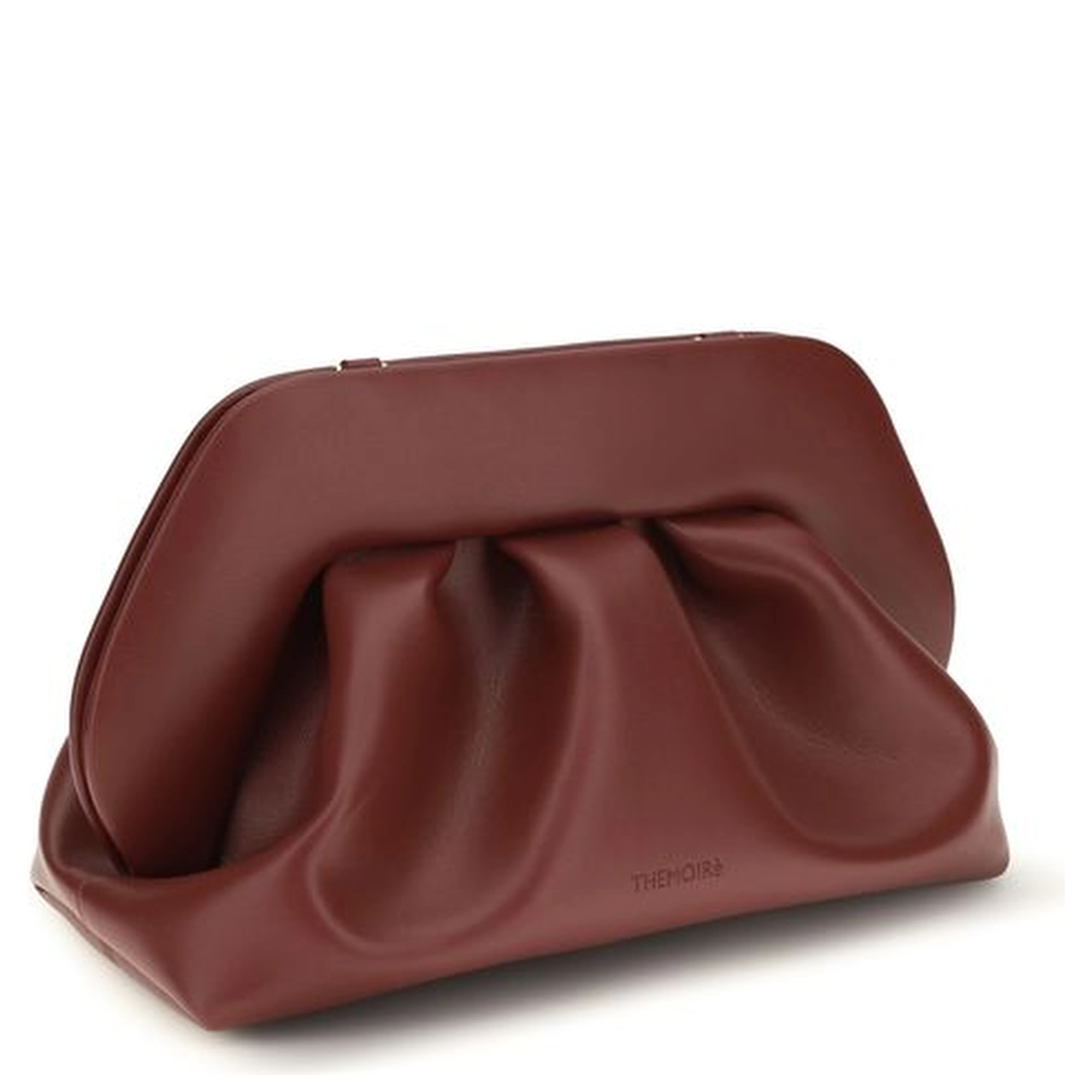 Bordeaux Vegan Leather Clutch Bag