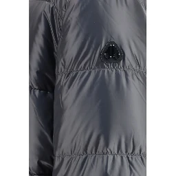 Gray Nylon Shell Jacket