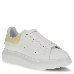 White Calf Leather Bos Taurus Chunky Sneakers