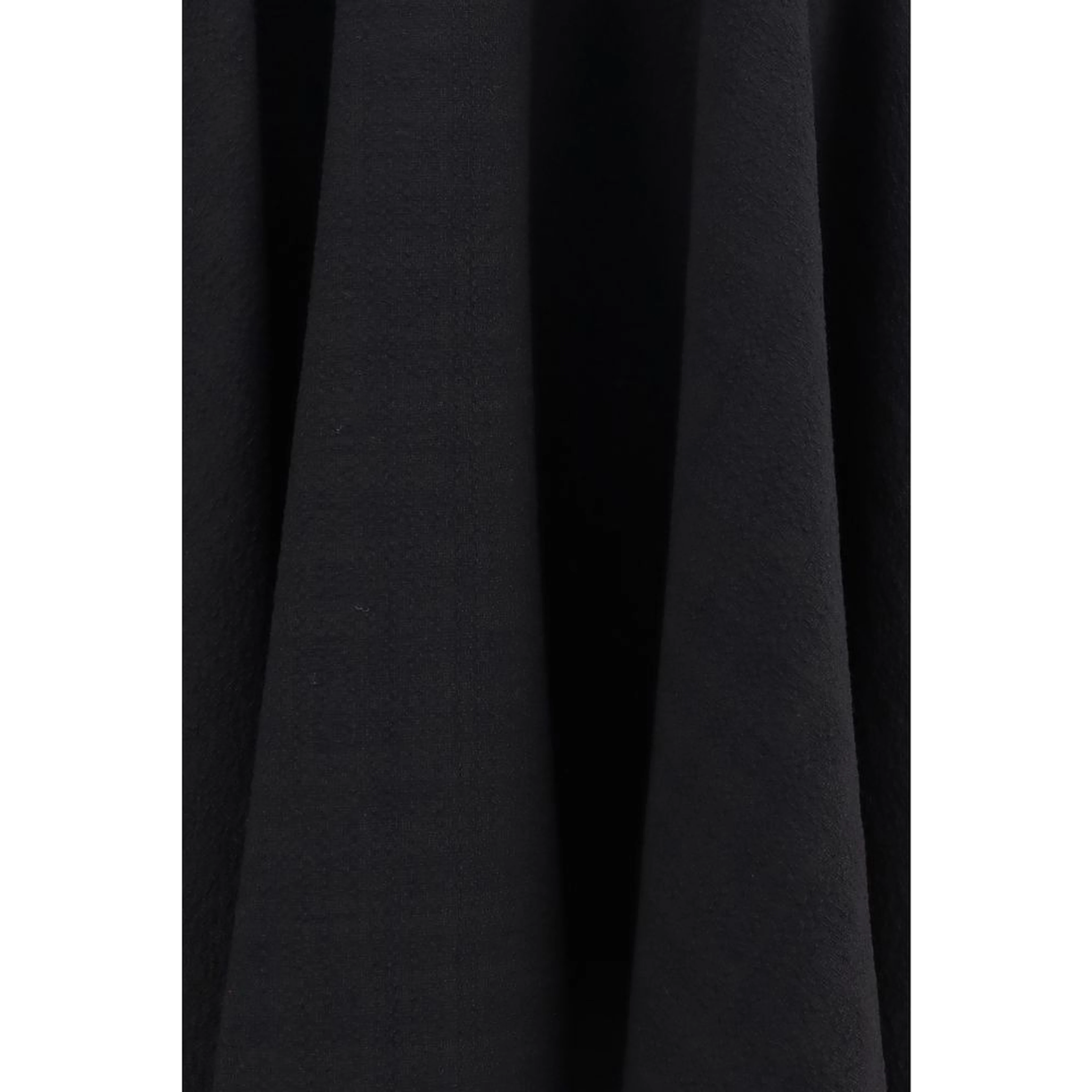 Black Wool Oves Aries Midi Skirt