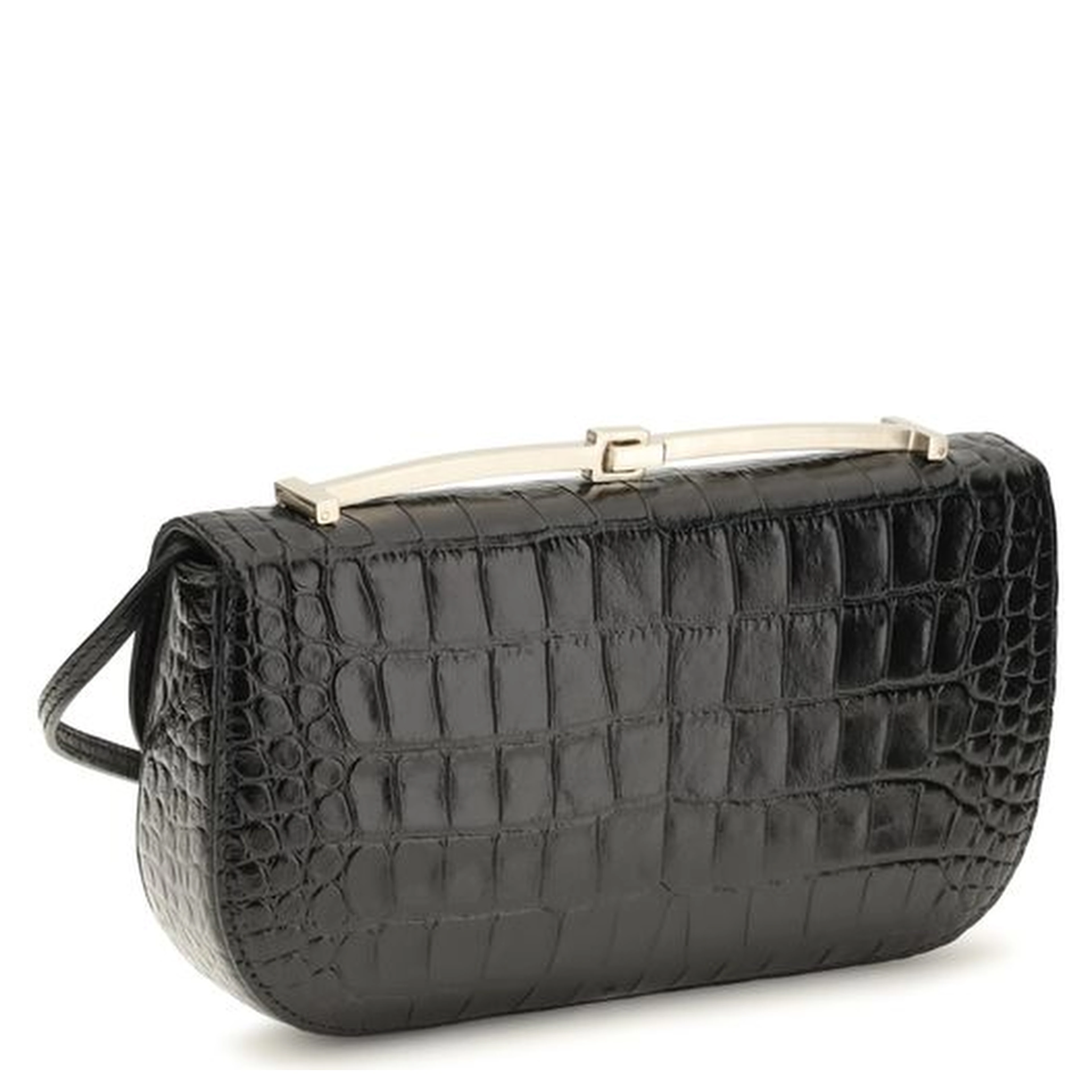 Black Calf Leather Bos Taurus Shoulder Bag