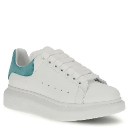 White Calf Leather Bos Taurus Chunky Sneakers
