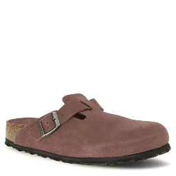 Bordeaux Suede Leather Mules